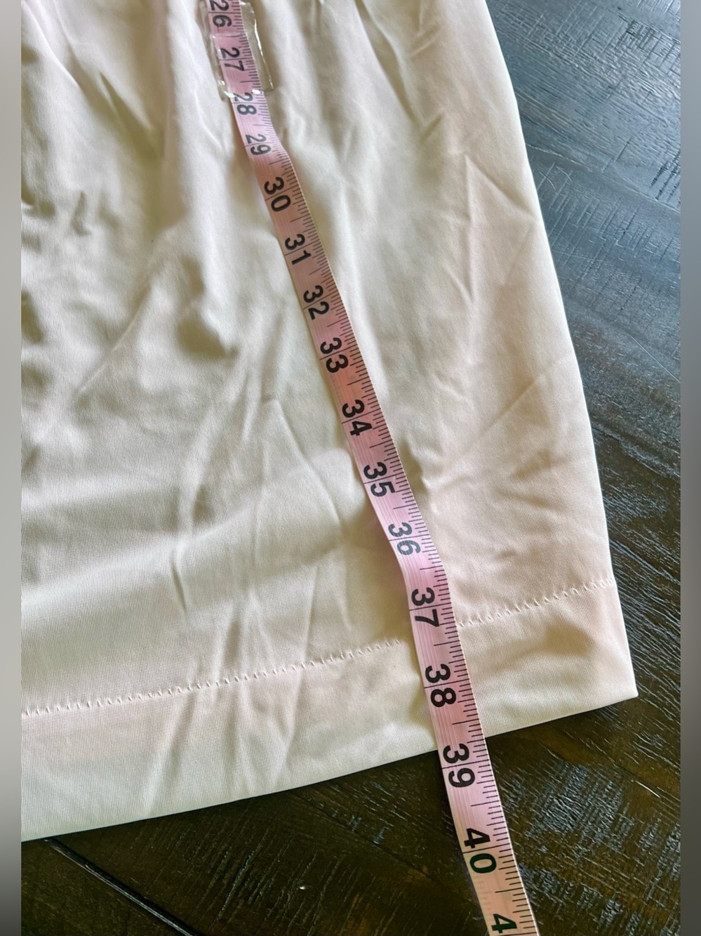 Vintage Lord & Taylor Nightgown Pink & white Stain Sheer white lace trim medium - Picture 8 of 8